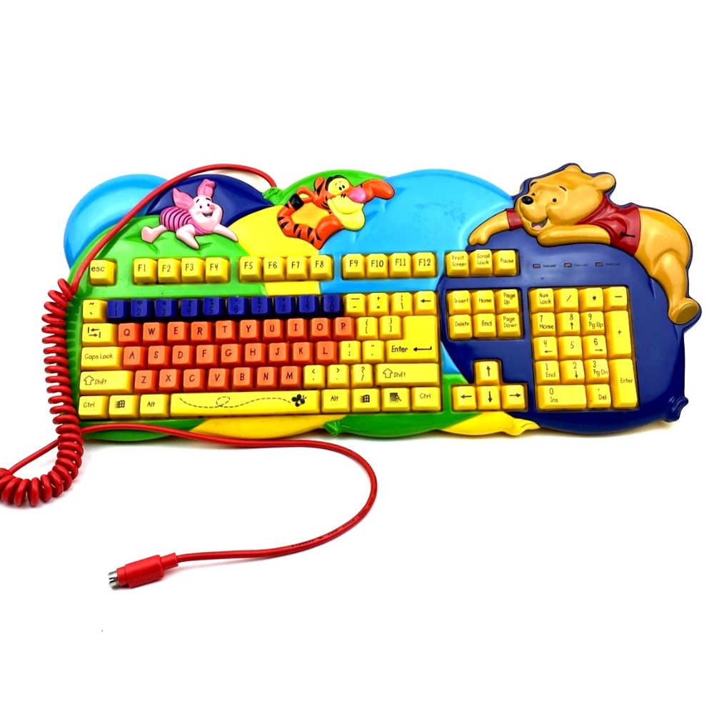 Disney Winnie The Pooh Tigger Piglet Learning Microsoft Keyboard DS KB10